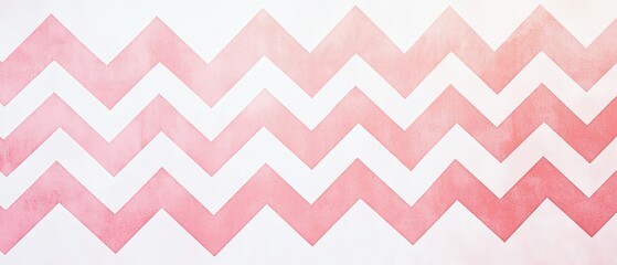 Fototapeta premium Minimal pink and white chevron pattern Valentine's day Background