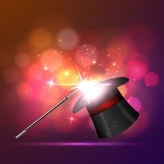 background magical glow