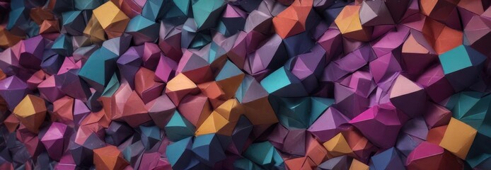Colorful background with geometric shapes and abstract patterns, bold graphics, unique visual, geometric shapes
