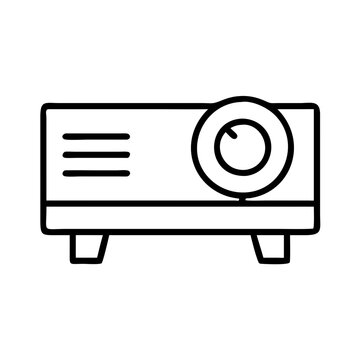 recommend clip art: projector icon, projector line art - simple line art of projector, perfect for projector logos and icons