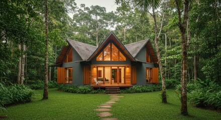 Luxury forrest Villa and Modern Design