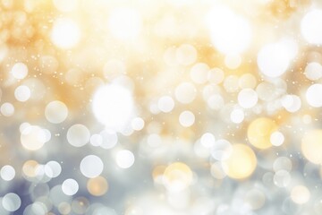 Abstract White Lights Blur Background. Brightness and Blur Design Elements with White Light Effect