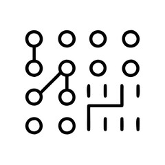 pseudocode icon, pseudocode line art - simple line art of pseudocode, perfect for pseudocode logos and icons
