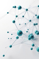 Digital Information Technology Network Background, Abstract dot point connect with gradient line Digital Networking conceptual network networking concept internet business technology communication