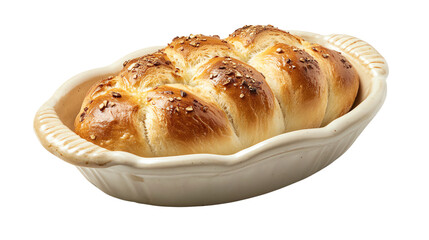 Freshly baked bread rolls with sesame seeds.