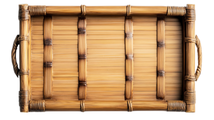 Natural bamboo tray for various uses.