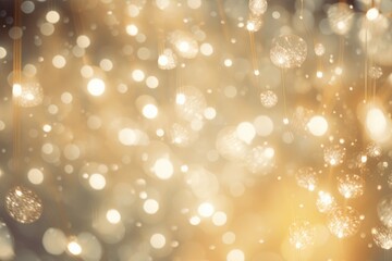 Obraz premium Blurred White Lights Abstract Background. Brightness and Blurry Design Element