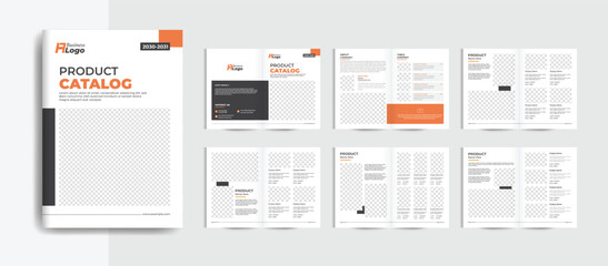 Company product catalogue design template