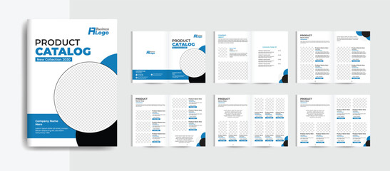 Company product catalogue design template