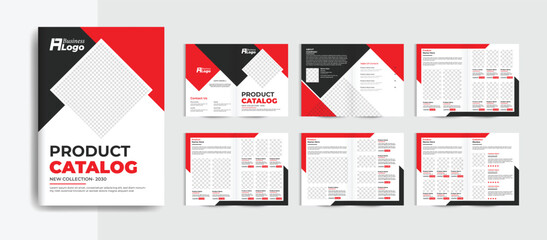 Company product catalogue design template