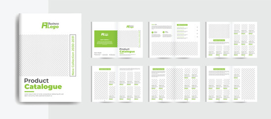 Company product catalogue design template