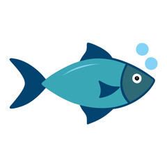 fish with water bubbles