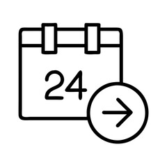 same day delivery icon, same day delivery line art - simple line art of same day delivery, perfect for same day delivery logos and icons