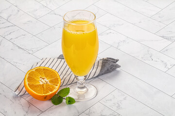 Fresh Orange juice with fruit