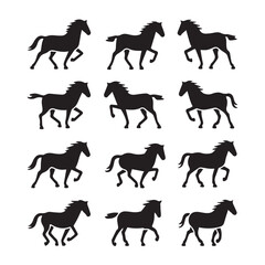 silhouettes of animals