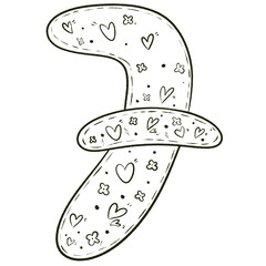 These charming and meaningful numbers are perfect for adding a touch of sweetness to your special moments. Whether for design projects or important occasions.