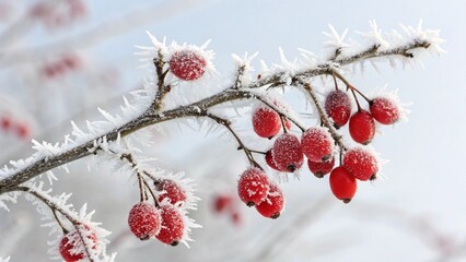 red berries on a branch
