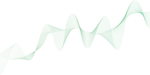 Abstract wave line. Digital frequency equalizer. digital Stylized line art background. Vector illustration.	