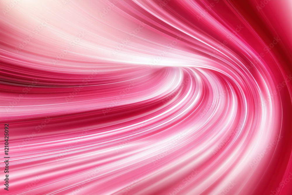Poster swirling waves of pink hues create a dynamic visual flow in abstract design