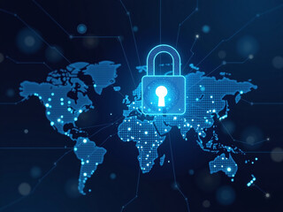 Obraz premium Digital Technology Is Used For Data Analysis And Network Security As Part Of Modern Ai Business Management Practices To Ensure Cybersecurity. 00002