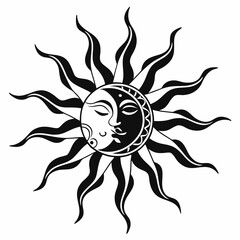 Propose Day vector silhouette black design white background