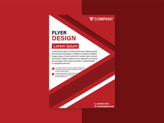 Red and White Business Flyer Design