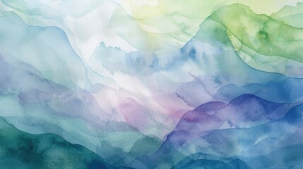 Obraz premium Abstract vivid colorful wave flowing express dreamy texture. Seamless texture vividness pastel swirling convey sense of gentle and soft emotion scene perfect for effect and graphic design. AIG61.