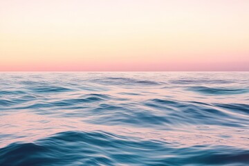 Fototapeta premium Gentle waves of pastel gradients creating a tranquil, serene emotion
