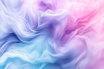 Obraz premium Gentle pastels merging in fluid motion to convey a serene, calming effect