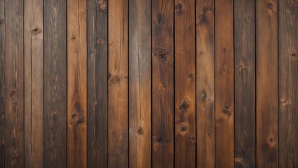 Fototapeta premium Rich brown wooden plank texture background