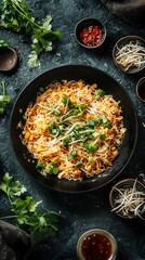 Flavorful Asian Noodles with Fresh Garnishes