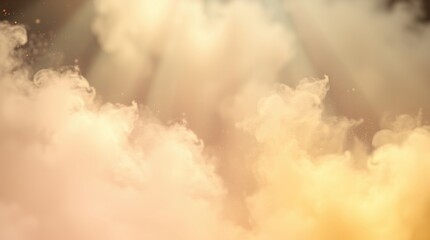 Soft pastel hues blend seamlessly, creating a calming spring backdrop with clouds and gentle lighting, ideal for outdoor celebrations and gatherings