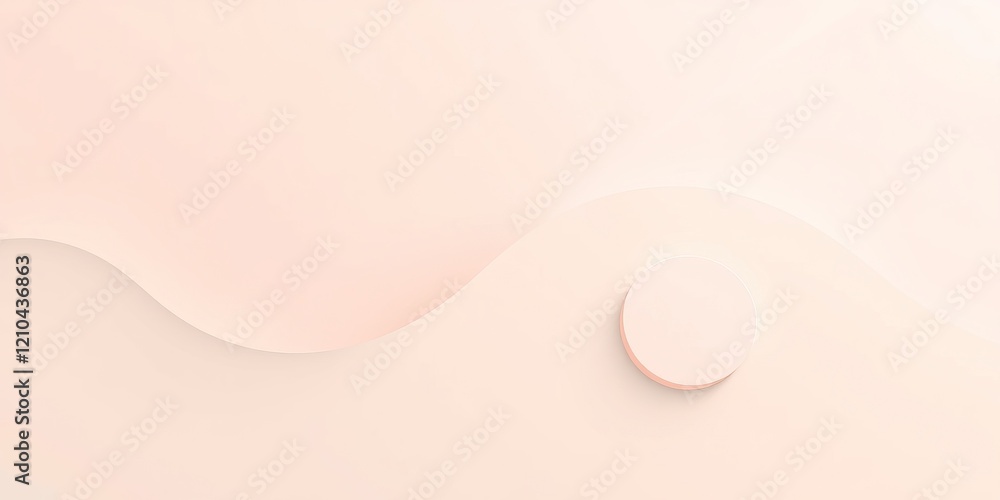 Poster a serene spring backdrop featuring soft pastel colors blends seamlessly, offering an elegant setting