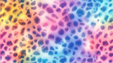 A vibrant, colorful pattern with abstract shapes and gradients for creative projects.