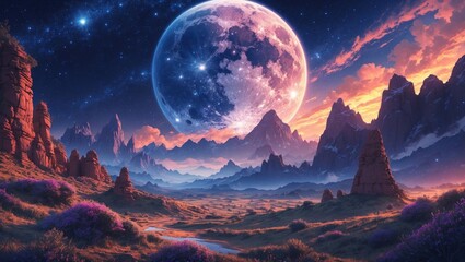 A wonderful vision of a fantastic world and space