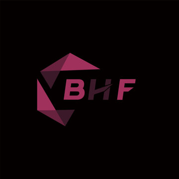 BHF creative minimalist letter logo. BHF unique vector initials alphabet letter logo designBHF creative minimalist letter logo. BHF unique vector initials alphabet letter logo design