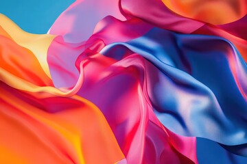 Obraz premium Sharp, dramatic contrasts in abstract patterns symbolizing unexpected emotions