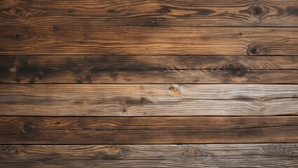 Naklejka premium Wood plank texture background for product advertising