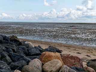 Wadden Sea on the island of Sylt, North Sea, Germany
