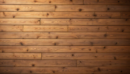 Fototapeta premium wooden wall with horizontal planks, showing natural grain and texture, suitable for backgrounds and design