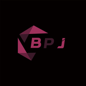 BPJ creative minimalist letter logo. BPJ unique vector initials alphabet letter logo design