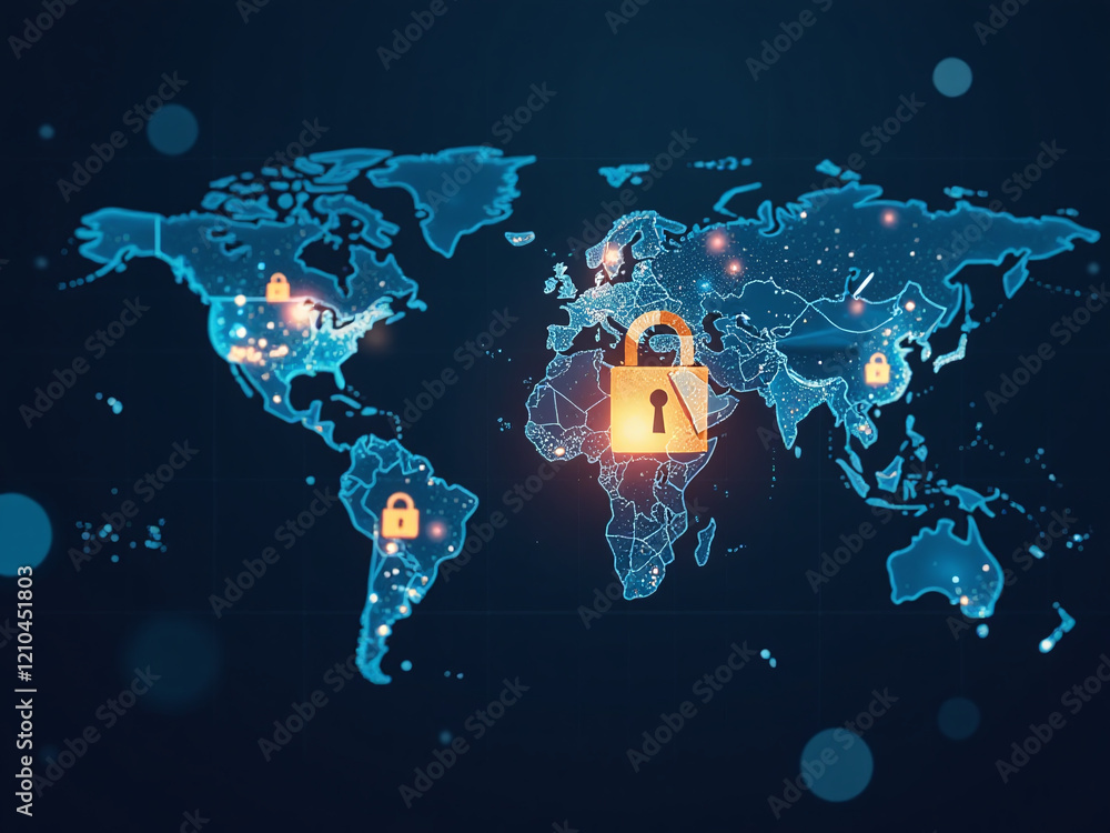 Poster businesses use various technologies such as lock icons and internet network security to protect sens