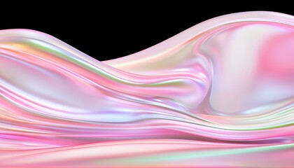 Fluid motion art display virtual gallery digital artwork abstract environment aerial view modern aesthetic