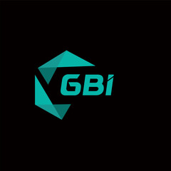 GBI creative minimalist letter logo. GBI unique vector initials alphabet letter logo designGBI creative minimalist letter logo. GBI unique vector initials alphabet letter logo design
