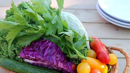 Harmony in vegetables capturing biodiversity essence, bold vegetable tones reflecting natural balance, biodiversity focus celebrating ecosystem interconnection.