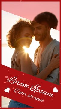 Romantic Couple Valentine Social Media Story Post