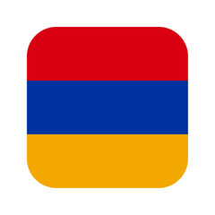 Armenia flag rounded square icon