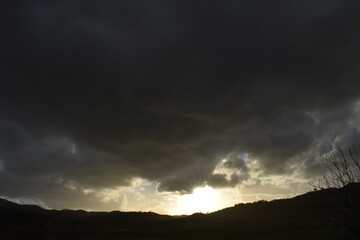 Fototapeta premium storm clouds timelapse