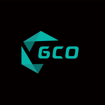 GCO creative minimalist letter logo. GCO unique vector initials alphabet letter logo design