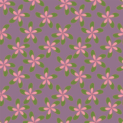 Seamless pattern with floral background